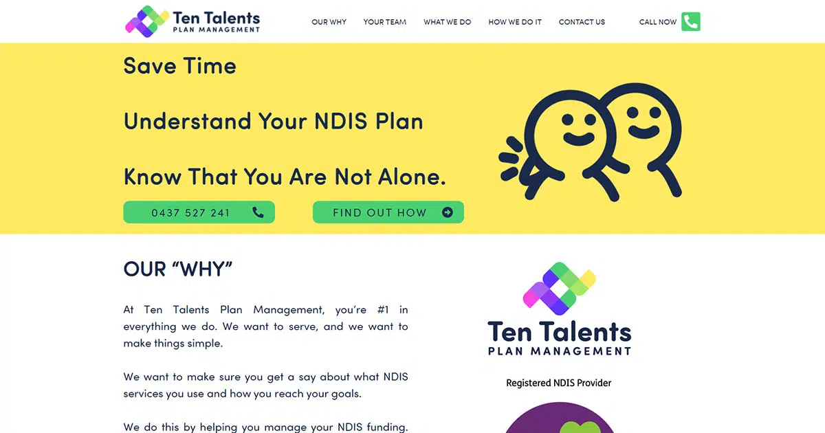 ten talents website featured image